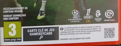 EA Sports FC 26, the PEGI square on its front