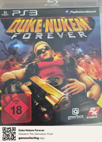 Duke Nukem Forever PlayStation 3, Germany box front