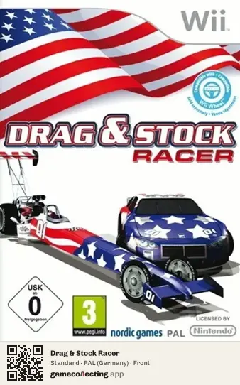 Drag & Stock Racer Nintendo Wii, Germany box front