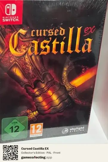 Cursed Castilla EX Nintendo Switch, PAL box front