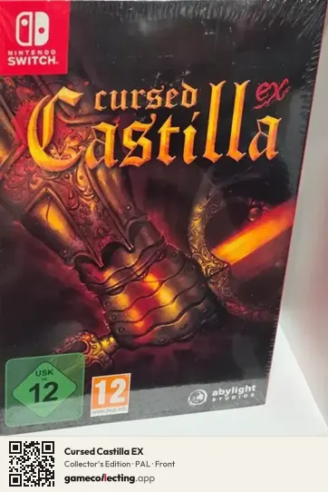 Cursed Castilla EX Nintendo Switch, PAL box front