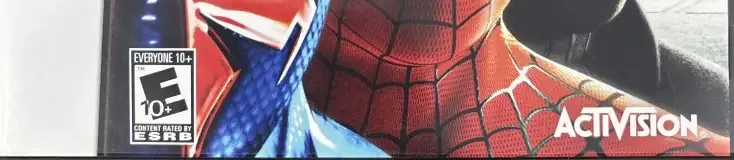 Spider-Man: Shattered Dimensions, the ESRB box on its front