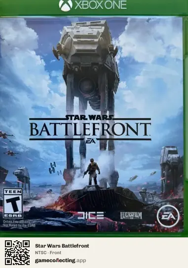 Star Wars Battlefront Xbox One, NTSC box front