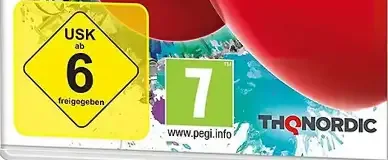 de Blob 2, the USK square on its front