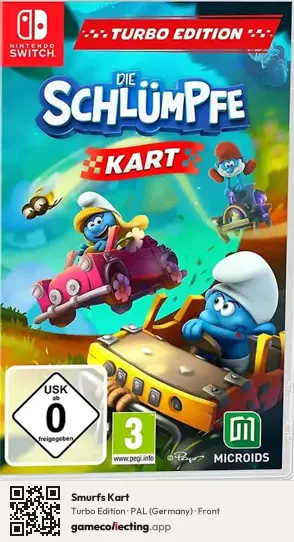 Smurfs Kart Nintendo Switch, Germany box front