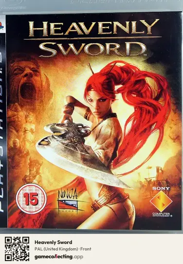 Heavenly Sword PlayStation 3, United Kingdom box front