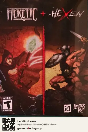 Heretic + Hexen Computer, NTSC box front