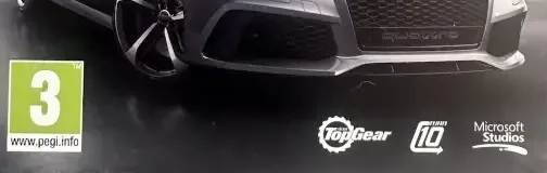 Forza Motorsport 5, the PEGI square on its front