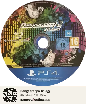 Danganronpa Trilogy PlayStation 4, PAL disc