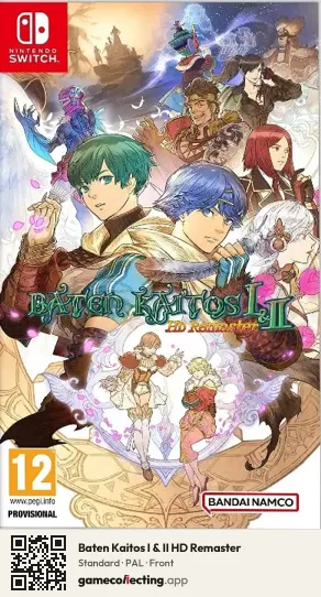 Baten Kaitos I & II HD Remaster Nintendo Switch, PAL box front