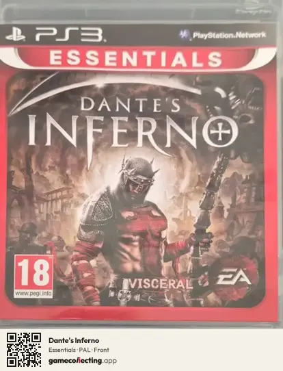Dante's Inferno PlayStation 3, PAL box front