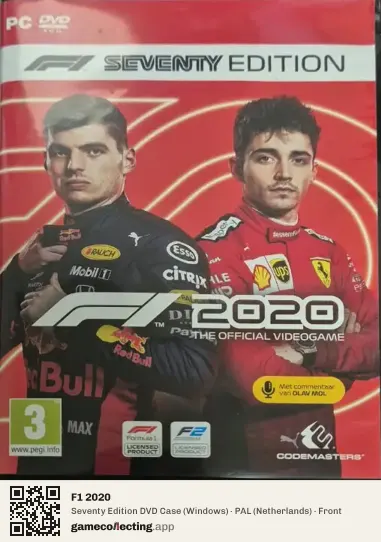 F1 2020 Computer, Netherlands box front