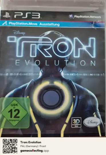 Tron: Evolution PlayStation 3, Germany box front