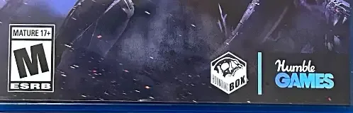 Prodeus, the ESRB box on its front