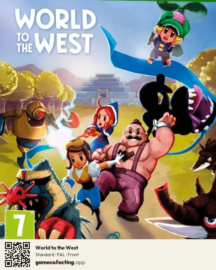 World to the West Xbox One, PAL box front