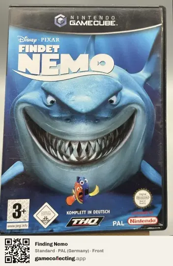 Finding Nemo Nintendo GameCube, Germany box front