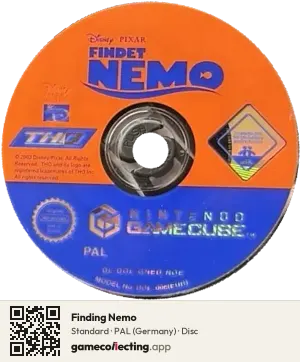 Finding Nemo Nintendo GameCube, PAL disc