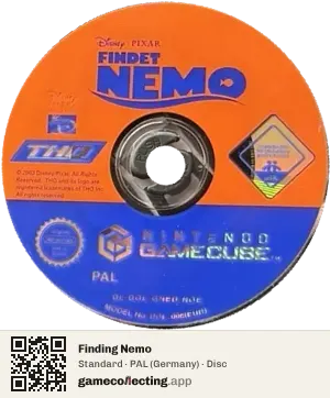 Finding Nemo Nintendo GameCube, PAL disc