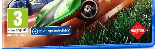 Hot Wheels Unleashed 2: Turbocharged, the PEGI square on its front