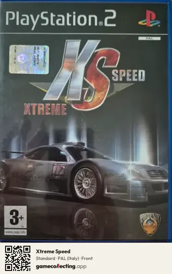 Xtreme Speed PlayStation 2, Italy box front