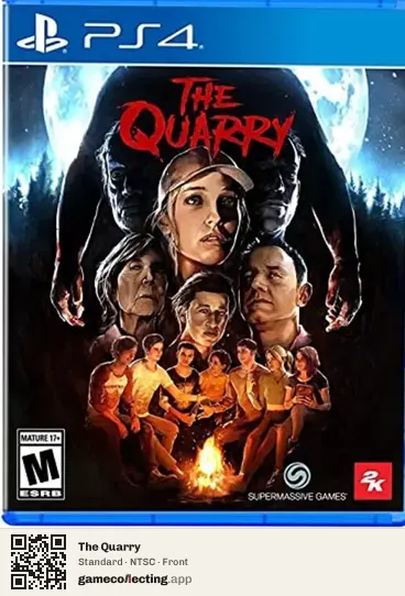 The Quarry PlayStation 4, NTSC box front