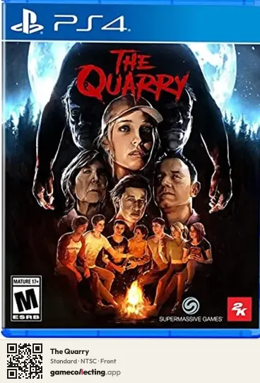 The Quarry PlayStation 4, NTSC box front