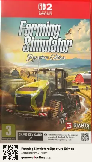 Farming Simulator: Signature Edition Nintendo Switch 2, PAL box front