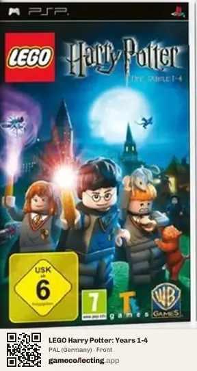 LEGO Harry Potter: Years 1-4 PlayStation Portable, Germany box front