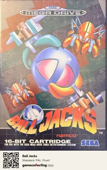 Ball Jacks Sega Mega Drive / Genesis, PAL box front