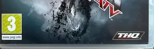 MX vs. ATV Reflex, the PEGI square on its front