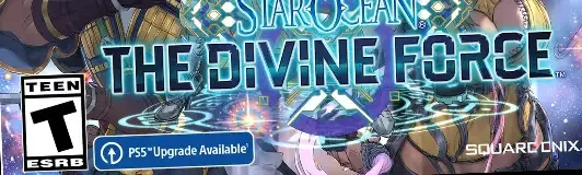 Star Ocean: The Divine Force, the ESRB box on its front