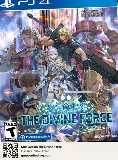 Star Ocean: The Divine Force PlayStation 4, NTSC box front