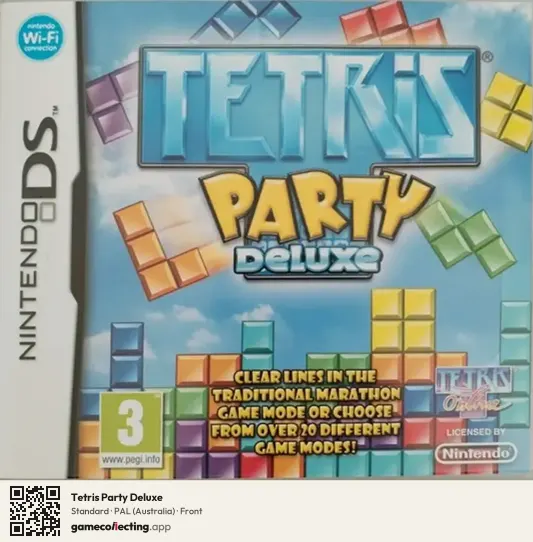 Tetris Party Deluxe Nintendo DS, Australia box front