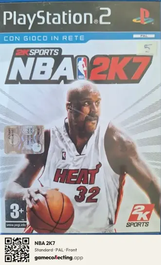 NBA 2K7 PlayStation 2, PAL box front