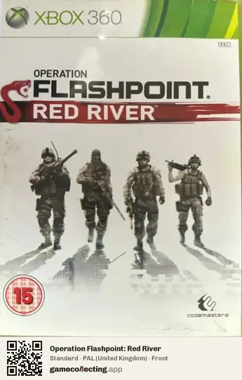 Operation Flashpoint: Red River Xbox 360, United Kingdom box front