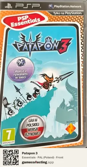 Patapon 3 PlayStation Portable, Poland box front