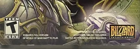 World of Warcraft: The Burning Crusade, the ESRB box on its front
