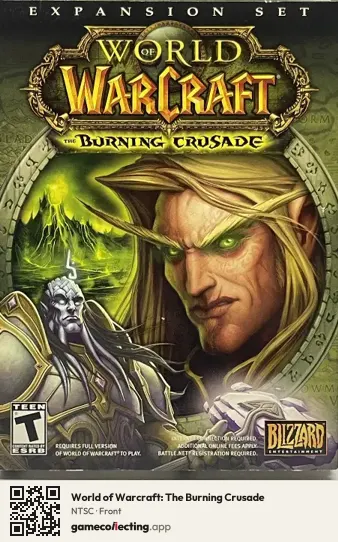 World of Warcraft: The Burning Crusade Computer, NTSC box front