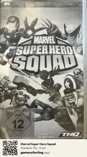 Marvel Super Hero Squad PlayStation Portable, PAL box front