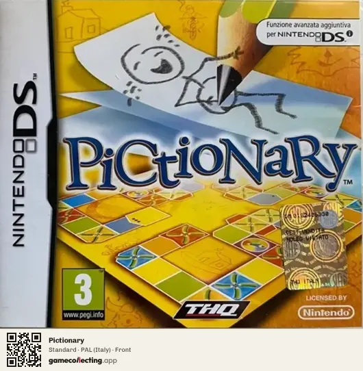 Pictionary Nintendo DS, Italy box front