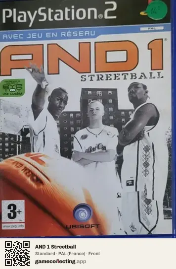 AND 1 Streetball PlayStation 2, France box front