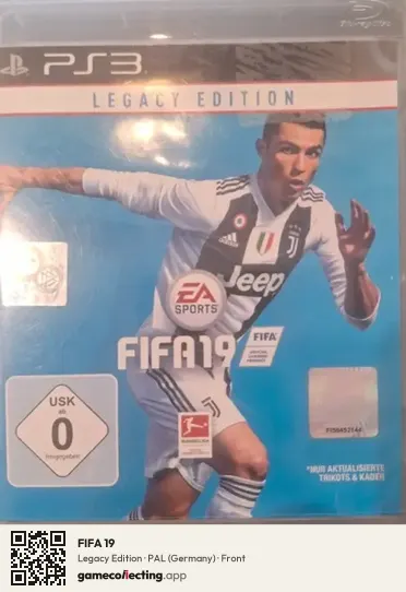 FIFA 19 PlayStation 3, Germany box front