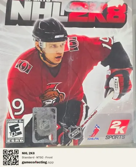 NHL 2K8 PlayStation 3, NTSC box front