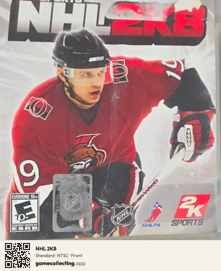 NHL 2K8 PlayStation 3, NTSC box front