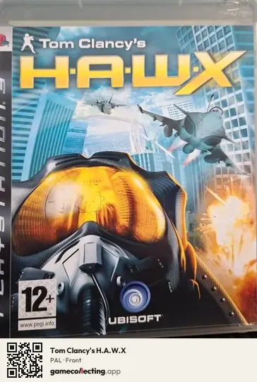 Tom Clancy's H.A.W.X PlayStation 3, PAL box front