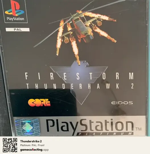 Thunderstrike 2 PlayStation, PAL box front