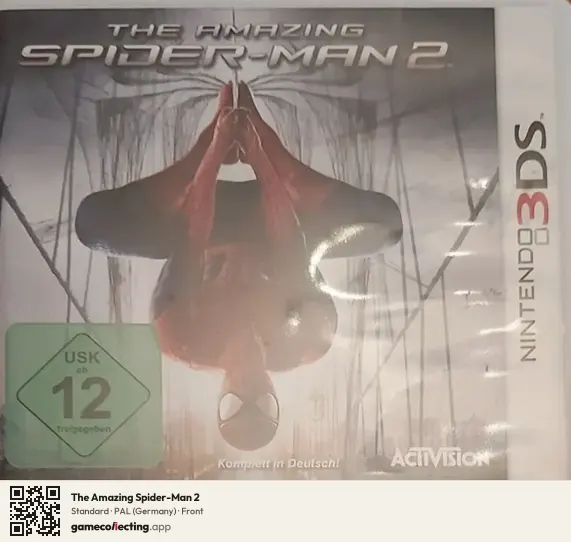 The Amazing Spider-Man 2 Nintendo 3DS, Germany box front