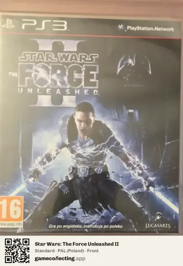 Star Wars: The Force Unleashed II PlayStation 3, Poland box front