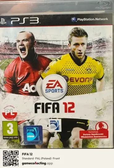 FIFA 12 PlayStation 3, Poland box front