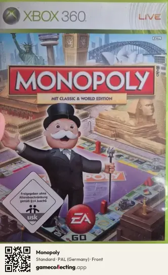 Monopoly Xbox 360, Germany box front